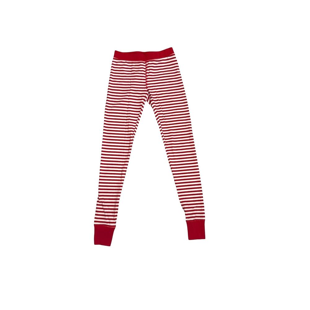 Aeropostale Leggings Red White Stripe Christmas Silver High Rise Pants Size XS